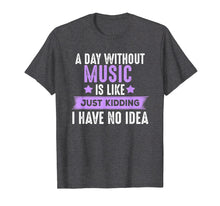 Ladda upp bild till gallerivisning, Funny shirts V-neck Tank top Hoodie sweatshirt usa uk au ca gifts for A Day Without Music T-shirt, Gifts For Musicians Music Lover 344877