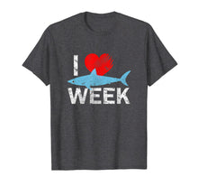 Ladda upp bild till gallerivisning, I Wait All Year For This Week T-Shirt Funny Shark Tee 167056