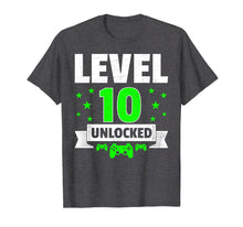 Ladda upp bild till gallerivisning, Funny shirts V-neck Tank top Hoodie sweatshirt usa uk au ca gifts for Level 10 Unlocked T-Shirt 10th Birthday Party Gamer T Shirt 2005636