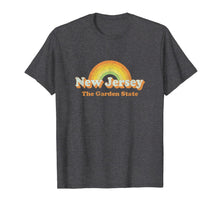 Ladda upp bild till gallerivisning, Retro New Jersey T Shirt Vintage 70s NJ Rainbow Tee Design 731699