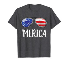 Ladda upp bild till gallerivisning, Merica Sunglasses 4th of July T shirt Kids Boys Girls Men US 59236