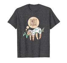Ladda upp bild till gallerivisning, Sweet Dreams Sloth in Pajamas bed time T-shirt 2470508