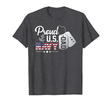 Ladda upp bild till gallerivisning, Mens Proud Navy Dad T Shirt Gift Pride Military Father Tees 349451