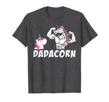 Ladda upp bild till gallerivisning, Dadacorn Muscle Unicorn Dad Baby Fathers Day funny Gift T-Shirt 214290