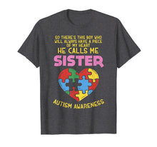 Ladda upp bild till gallerivisning, Funny shirts V-neck Tank top Hoodie sweatshirt usa uk au ca gifts for Autism Awareness Shirt Boy Piece Of My Heart Gift Sister 2978125