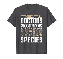 Ladda upp bild till gallerivisning, Funny shirts V-neck Tank top Hoodie sweatshirt usa uk au ca gifts for Real Doctors Treat More Than One Species Veterinarian Shirt 1155547