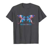 Ladda upp bild till gallerivisning, Funny shirts V-neck Tank top Hoodie sweatshirt usa uk au ca gifts for Fractal Fantasy Dragons - Imagine - T-Shirt 1138824