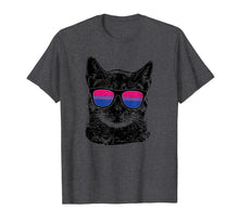 Ladda upp bild till gallerivisning, Bisexual Gay Pride Cat LGBT Sunglasses t shirt 76216