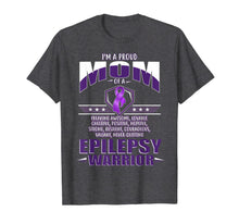 Ladda upp bild till gallerivisning, I'm A Proud Mom Of A Epilepsy Warrior Awareness Ribbon Shirt 1045755