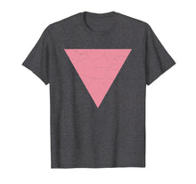 Ladda upp bild till gallerivisning, Vintage Gay Pride Pink Triangle Tshirt / Vintage Lgbt Flag