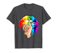 Ladda upp bild till gallerivisning, Lgbt Gay Homosexual Lesbian Rainbow Lips Pride T Shirt 505323