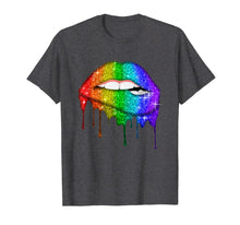 Ladda upp bild till gallerivisning, Rainbow Lips T Shirts Pride Gay Lesbian LGBT Shirt Gift 21027