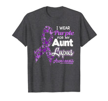 Ladda upp bild till gallerivisning, Funny shirts V-neck Tank top Hoodie sweatshirt usa uk au ca gifts for I wear Purple for my Aunt - Lupus Awareness shirt 1430604