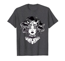 Ladda upp bild till gallerivisning, Funny shirts V-neck Tank top Hoodie sweatshirt usa uk au ca gifts for Horned Devil Girl Tshirt - Satanic Halloween Glitch Goth Tee 193563