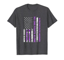 Ladda upp bild till gallerivisning, Funny shirts V-neck Tank top Hoodie sweatshirt usa uk au ca gifts for No One Fights Alone Flag USA Ulcerative Colitis Awareness 972470
