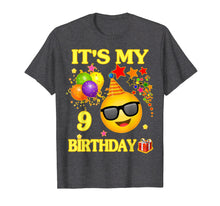 Ladda upp bild till gallerivisning, Funny shirts V-neck Tank top Hoodie sweatshirt usa uk au ca gifts for 9 Years Old It's My Birthday Emoji Shirt 9th Birthday 744792