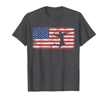 Ladda upp bild till gallerivisning, Funny shirts V-neck Tank top Hoodie sweatshirt usa uk au ca gifts for Vintage Retro American Flag Badminton T-Shirt 3899530