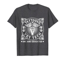 Ladda upp bild till gallerivisning, Funny shirts V-neck Tank top Hoodie sweatshirt usa uk au ca gifts for Tattooed Vet Tech Inked And Educated T-Shirt 272583