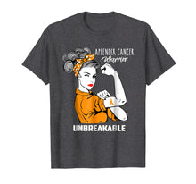 Ladda upp bild till gallerivisning, Funny shirts V-neck Tank top Hoodie sweatshirt usa uk au ca gifts for Appendix Cancer Awareness T-Shirt Unbeakable Warrior Shirt 2062479
