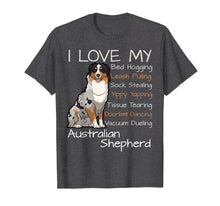 Ladda upp bild till gallerivisning, Funny shirts V-neck Tank top Hoodie sweatshirt usa uk au ca gifts for I Love My Australian Shepherd Dog shirt 2379275