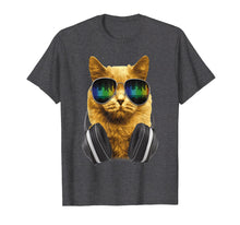 Ladda upp bild till gallerivisning, Funny shirts V-neck Tank top Hoodie sweatshirt usa uk au ca gifts for Cool DJ Cat Kitty with Sunglasses T-Shirt for Cat lovers 3816367