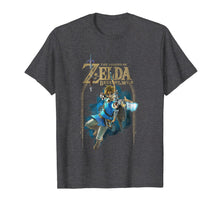 Ladda upp bild till gallerivisning, Zelda Breath Of The Wild Link Arch Shot Logo Graphic T-Shirt 125669
