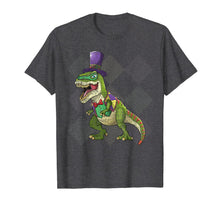 Ladda upp bild till gallerivisning, Kids Mardi Gras Shirt Dinosaur T Rex Beads Costume Grunge 1662694
