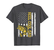 Ladda upp bild till gallerivisning, Mens REEL COOL DAD Fishing Father's Day Gift T Shirt Papa Daddy 76318