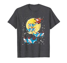 Ladda upp bild till gallerivisning, Santa Claus Riding Shark Christmas Tshirt Funny Xmas Gifts 852272