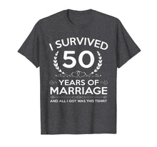 Ladda upp bild till gallerivisning, 50th Wedding Anniversary Gifts Couples Husband Wife 50 Years T-Shirt-439990
