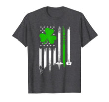 Ladda upp bild till gallerivisning, American Flag Shamrock Nurse St Patrick's Day Gifts TShirt466086