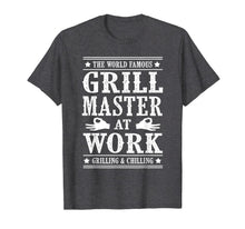 Ladda upp bild till gallerivisning, Grill Master Barbecue BBQ Smoker Grillin Dad Grandpa Gifts TShirt875697