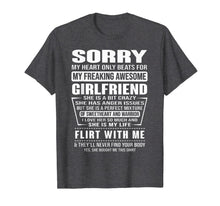 Ladda upp bild till gallerivisning, Sorry My Heart Only Beats for My Freaking Awesome Girlfriend T-Shirt-271491
