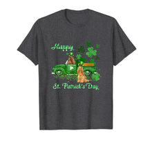 Ladda upp bild till gallerivisning, Cocker Spaniel Riding Green Truck St Patrick's Day Gifts T-Shirt-1276226
