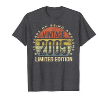 Ladda upp bild till gallerivisning, 15 Year Old Gifts Vintage 2005 Limited Edition 15th Birthday T-Shirt-146376