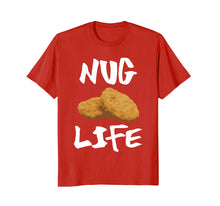 Ladda upp bild till gallerivisning, Funny shirts V-neck Tank top Hoodie sweatshirt usa uk au ca gifts for Nug Life Funny Chicken Nuggets Shirt Meme 1553507