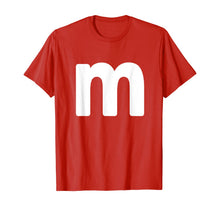 Ladda upp bild till gallerivisning, Letter m Shirt lower case alphabet matching Halloween Gift T-Shirt 71300