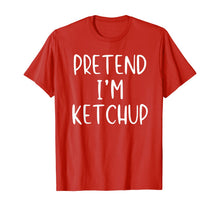 Ladda upp bild till gallerivisning, Pretend Ketchup Costume Halloween Matching Mustard Easy T-Shirt 372698