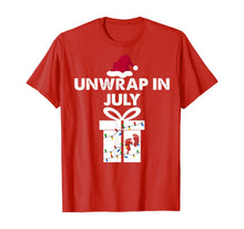 Ladda upp bild till gallerivisning, Funny shirts V-neck Tank top Hoodie sweatshirt usa uk au ca gifts for Christmas Pregnancy Announcement Gifts Unwrap In July T-Shirt 370200