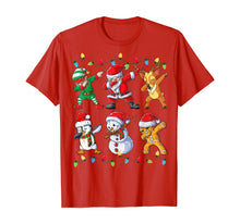 Ladda upp bild till gallerivisning, Funny shirts V-neck Tank top Hoodie sweatshirt usa uk au ca gifts for Dabbing Santa Elf Friends Christmas Kids Boys Men Xmas Gifts T-Shirt 24841