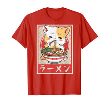 Ladda upp bild till gallerivisning, Kawaii Neko Ramen Cute Ramen Cat Japanese Noodle Funny Anime TShirt261156