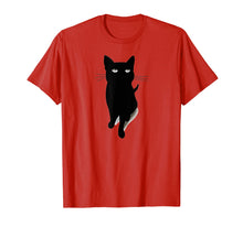 Ladda upp bild till gallerivisning, Cat Eye Shirt, Begging Black Cat Tshirt