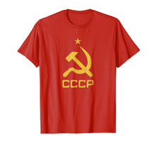 Ladda upp bild till gallerivisning, Funny shirts V-neck Tank top Hoodie sweatshirt usa uk au ca gifts for Vintage CCCP flag - Soviet Russian Union,communist party 1924942