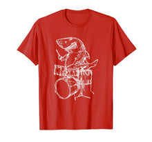 Ladda upp bild till gallerivisning, Funny shirts V-neck Tank top Hoodie sweatshirt usa uk au ca gifts for SEEMBO Shark Playing Drums T-Shirt Ocean Drummer Beach Gift 4053580