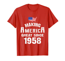 Ladda upp bild till gallerivisning, Funny shirts V-neck Tank top Hoodie sweatshirt usa uk au ca gifts for Make America Great Since 1958 61st Year Old 61 Birthday Gift 1806480