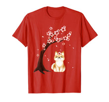 Ladda upp bild till gallerivisning, Shiba Inu Dog Japanese Cherry Blossom Sakura Flower T-Shirt