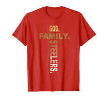 Ladda upp bild till gallerivisning, God Family Steelers T Shirt- Father's Day Gift T-Shirt 98431