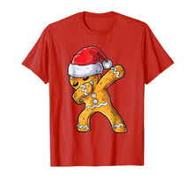 Ladda upp bild till gallerivisning, Funny shirts V-neck Tank top Hoodie sweatshirt usa uk au ca gifts for Dabbing Gingerbread Santa T shirt Christmas kids boys Gifts 939283