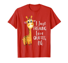 Ladda upp bild till gallerivisning, Funny shirts V-neck Tank top Hoodie sweatshirt usa uk au ca gifts for Funny I Freaking Love Giraffes T-Shirt Giraffes Lovers Gift 278131