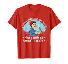 Ladda upp bild till gallerivisning, Im Mostly Peace Love And Tattoo strong women funny shirt 839740